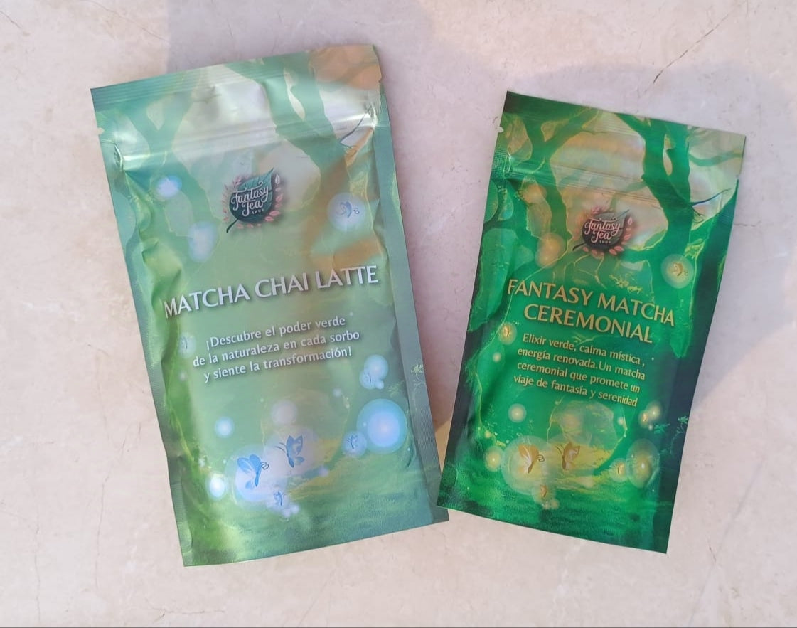 Pack Matcha Ceremonial + Matcha Chai Latte – Energía, Antioxidantes y Bienestar