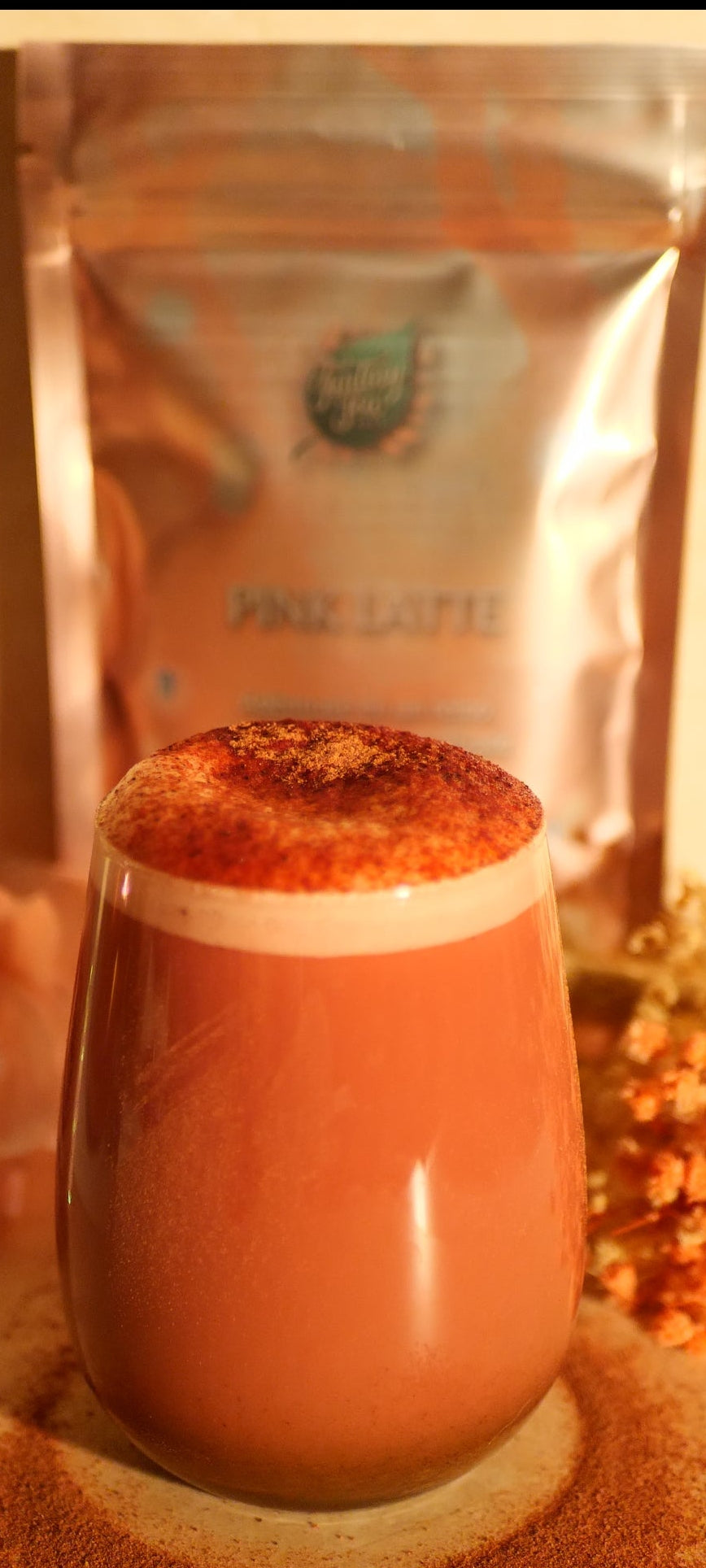 Pink Latte Ecológico - Antioxidante Natural & Vitalidad. 0,56€ la taza