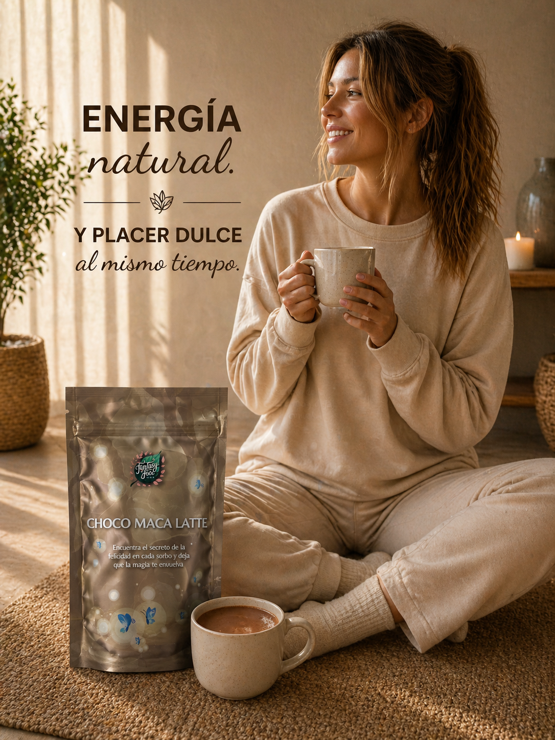 Choco Maca Latte Ecológico- Cacao intenso y energía natural