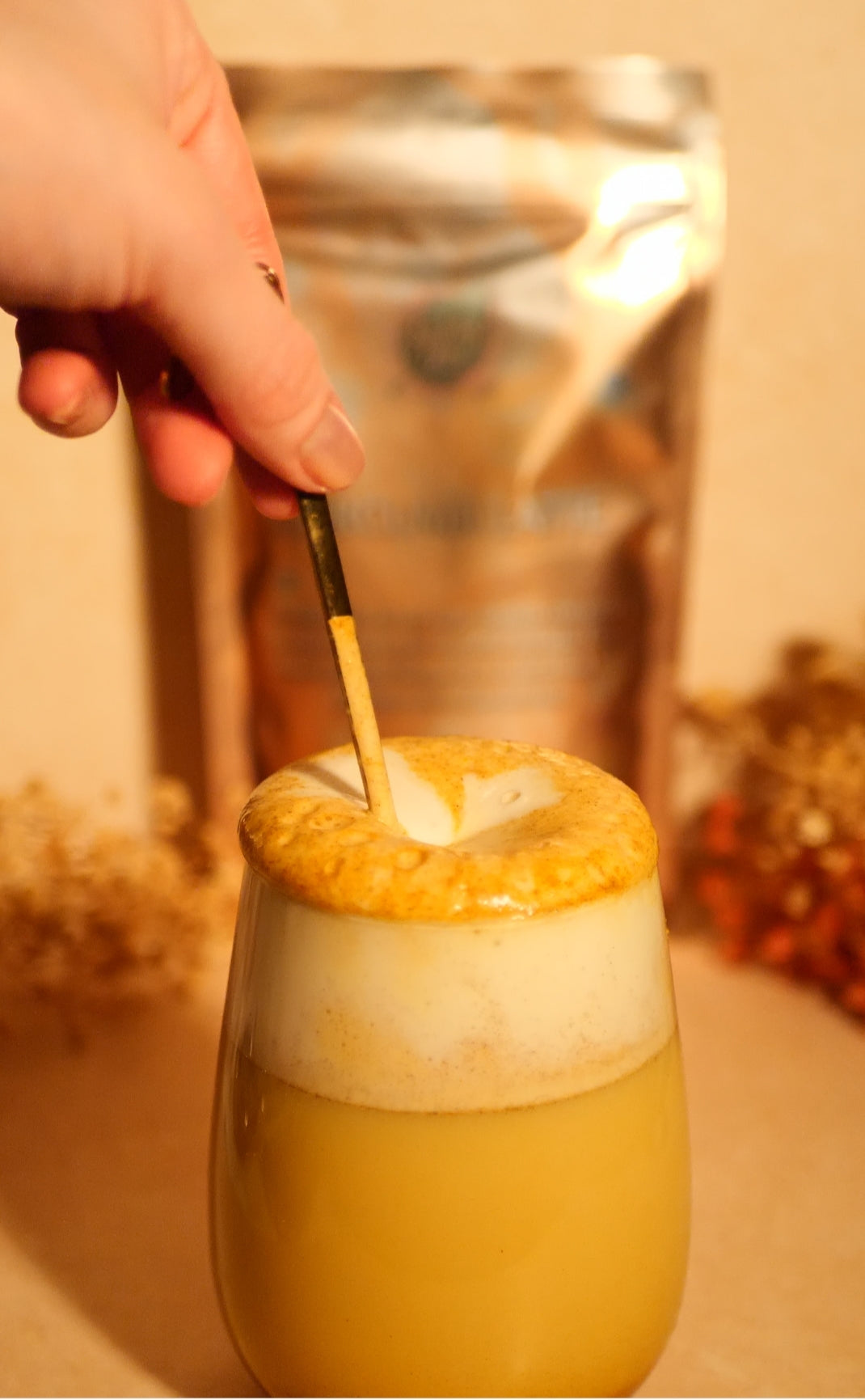 Cúrcuma Latte Ecológico -Antiinflamatorio natural. 0,46€ la taza